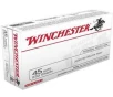 Winchester Ammo USA45JHP USA  45 ACP 230 gr Jacketed Hollow Point  JHP  50 Bx  10 Cs