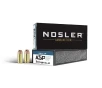 Nosler 51017 Match Grade 9mm Luger  P 115 gr Jacketed Hollow Point  JHP  50 Bx  10 Cs