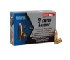 Aguila 1E092110 Pistol  9mm Luger 124 gr Full Metal Jacket  FMJ  50 Bx  20 Cs