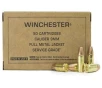 Winchester Ammo SG9W Service Grade  9mm Luger 115 gr Full Metal Jacket  FMJ  50 Bx  10 Cs