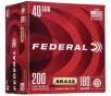 Federal WM52232 Champion Training 40 S W 180 gr Full Metal Jacket  FMJ  200 Bx  5 Cs