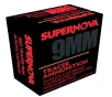PINEY MOUNTAIN AMMUNITION AMO 9MM 119GR FMJ RED TRACER 20RD   10 BOXES PER CASE  