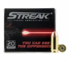 Ammo Inc 45230JHPSTRK Streak  45 ACP 230 gr Jacketed Hollow Point  JHP  20 Bx  10 Cs
