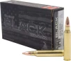 Hornady 80234 Black  223 Rem 62 gr Full Metal Jacket  FMJ  20 Bx  10 Cs