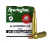 Remington Ammunition L22503B UMC  22-250 Rem 45 gr Jacketed Hollow Point  JHP  40 Bx  10 Cs