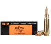 HSM BER308185VLD Trophy Gold  308 Win 185 gr Match Very Low Drag 20 Bx  25 Cs