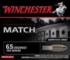 Winchester Ammo S65CM Match  6 5 Creedmoor 140 gr Sierra MatchKing Boat-Tail Hollow Point  BTHP  20 Bx  10 Cs