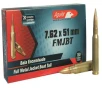 Aguila 1E762110 Rifle  7 62x51mm NATO 150 gr Full Metal Jacket Boat Tail  FMJBT  20 Bx  25 Cs