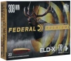 Federal P308ELDX1 308 Cal 178 gr Extremely Low Drag-eXpanding  ELD-X  20 Per Box 10 Cs