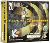FEDERAL PREMIUM SHOTSHELL AMO 20GA 2-3 4 275GR FREIGHT TRAIN COPPER SABOT SLUG 5RD  10 BOX CASE 