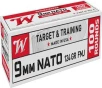 WINCHESTER NATO 9MM LUGER 100RD 10BX CASE 124GR FMJ
