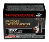 Winchester Ammo S357MPDB Defender  357 Mag 125 gr Bonded Jacket Hollow Point 20 Bx  10 Cs