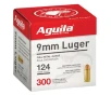 AGU 9MM 124GR FMJ 300RD
