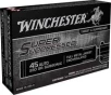 Winchester Ammo SUP45 Super Suppressed  45 ACP Subsonic 230 gr Full Metal Jacket  FMJ  50 Bx  10 Cs