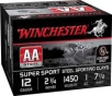 Winchester Ammo AASCL12S7 AA Steel 12 Gauge 2 75  1 oz 7 5 Shot 25 Bx  10 Cs