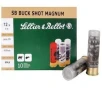 Sellier   Bellot SB12BSA Shotgun 12 Gauge 3  15 Pellets 00 Buck Shot 10 Bx  25 Cs