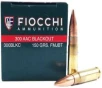 FIOCCHI AMO 300 BLACKOUT 150GR FMJBT 50-RD  10 BOX CASE 