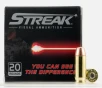 Ammo Inc 40180JHPSTRK Streak  40 S W 180 gr Jacketed Hollow Point  JHP  20 Bx  10 Cs
