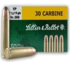 Sellier   Bellot SB30B Rifle  30 Carbine 110 gr Soft Point  SP  50 Bx  20 Cs