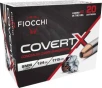 Fiocchi 9CCWB CovertX  9mm 124gr Jacketed Hollow Point 20 Per Box 10 Case