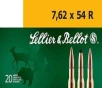 Sellier   Bellot SB76254RA Rifle  7 62x54mmR 180 gr Full Metal Jacket  FMJ  20 Bx  20 Cs