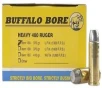 Buffalo Bore Ammunition 13A 20 Heavy  480 Ruger 370 gr Lead Flat Nose  LFN  20 Bx  12 Cs