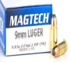 Magtech 9S Range Training 9mm Luger 124 gr Jacketed Soft Point  JSP  50 Bx  20 Cs