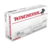 Winchester Ammo USA45A USA 45 ACP 185 gr Full Metal Jacket  FMJ  50 Bx  10 Cs