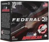 Federal FAA12L18 All-American 12Gauge 2 75  1oz 8Shot 25 Per Box 10 Case