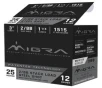 Migra Ammunitions M12SS2BB Staxd 12Gauge 3  1 1 4oz 2 BBShot 25 Per Box 10 Case