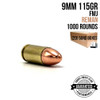 9MM - 115GR - FMJ - REMAN - CASE - 1000 -  20  50RD BOXES