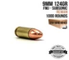 9MM - 124GR - FMJ - REMAN - CASE - 1000 -  20  50RD BOXES