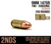 9MM - 147GR - FMJ - REMAN - CASE - 250 - 2NDS
