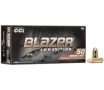 Blazer Ammunition Blazer Brass 9mm 115 Grain Full Metal Jacket Handgun Ammo     50 Rounds
