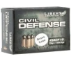Liberty Ammunition LACD45013BC Civil Defense 45 ACP  P 78 gr 1900 fps Lead-Free Fragmenting Hollow Point  LFFHP  Brass Case Handgun Ammo     20 Rounds