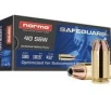 Norma Safeguard 40 S W 180 Grain Jacketed Hollow Point Handgun Ammo     50 round box