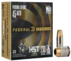 Federal Ammunition Premium HST  45 ACP 230Gr HP Ammo Handgun Ammo     20 Rounds