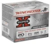 Winchester 20 Gauge Super-X Steel Lead Free WE20GT7 2-3 4     7 Shot Shotgun Ammunition Shotgun Ammo     250 rounds case