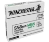 Winchester WM855K 5 56 NATO 62gr FMJ GREEN TIP Rifle Ammo     20 Rounds