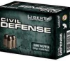 Liberty Ammunition LACD380023 Civil Defense 380 ACP 50 gr 1500 fps Lead-Free Fragmenting Hollow Point  LFFHP  Handgun Ammo     20 Rounds