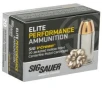 Sig Sauer E10MM120 Elite V-Crown 10mm Auto 180 gr Jacketed Hollow Point  JHP  Handgun Ammo     200 Rounds