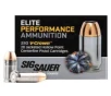 Sig Sauer E10MM120 Elite V-Crown 10mm Auto 180 gr Jacketed Hollow Point  JHP  Handgun Ammo     20 Rounds