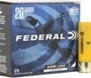 Federal H2586 Game-Shok High Brass 20Gauge 3    1 1 4oz 6Shot 25 Per Box 10 Case