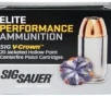 Sig Sauer E40SW1-20 40 S W 165Gr Elite V-Crown JHP Ammo Handgun Ammo     200 Rounds