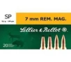 Sellier   Bellot SB7B Rifle 7mm Rem Mag 139 GR Soft Point  SP  Rifle Ammo     20 Rounds