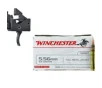 Partisan Triggers Disruptor AR-15 3 Position Drop In Forced Reset Trigger   Winchester WM193K M193 5 56NATO 55 Grain FMJ Rifle Ammo     1000 Rounds