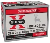 Winchester Super-X Rifled Slug Shotshell - 20 Gauge - 1600 fps - 2 75 