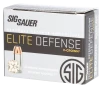 SIG SAUER Elite Performance JHP  380 ACP 90 Grain V-Crown Handgun Ammo
