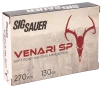 SIG SAUER Venari SP  270 Winchester 130 Grain Soft-Point Hunting Ammo