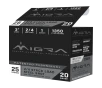 Migra Stack Load Shotshells - 20 Gauge - 2 4 - 3  - 25 Rounds - 1350 - 1 oz 